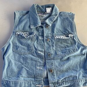 Bill Blass Light Blue Denim Jacket